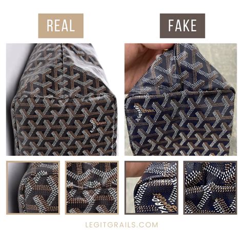 how to spot real vs fake goyard|legit check goyard tote.